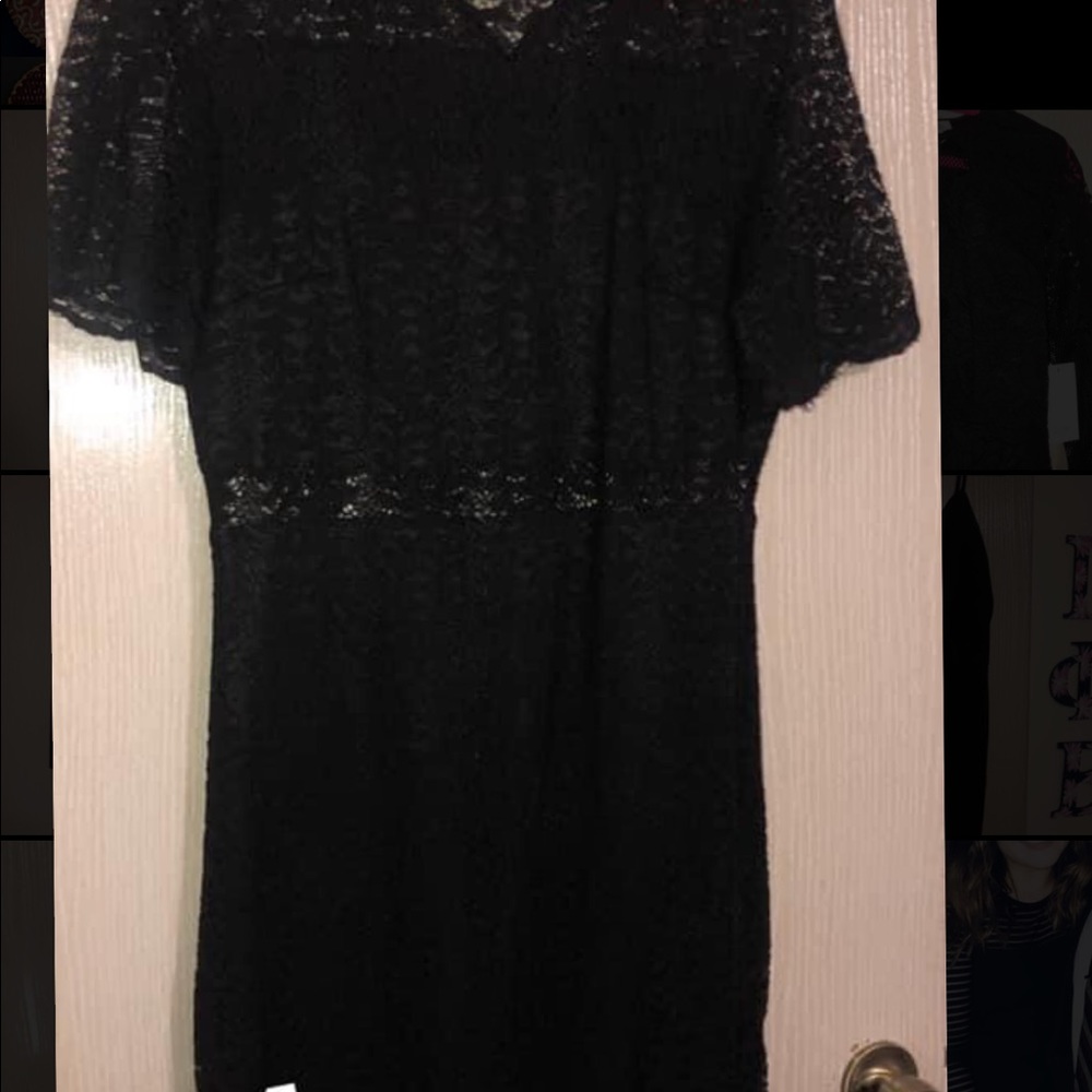 Francesca’s Black Lace Dress - Picture 2 of 2